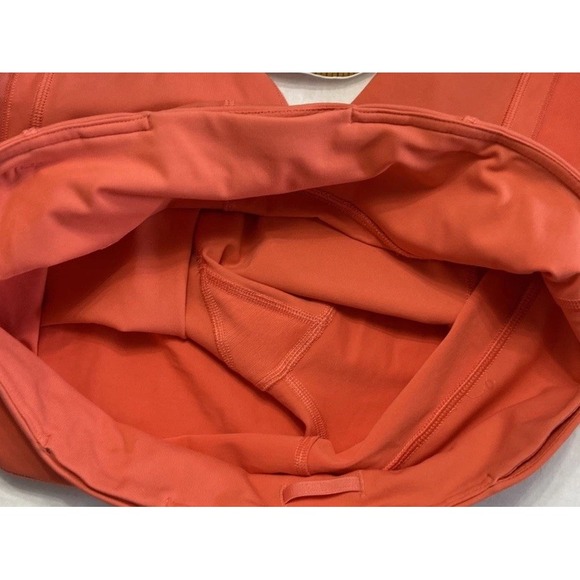 Lululemon‎ Sun Runner Crop Leggings Coral Color Running Yoga Active Sz 10 - Picture 7 of 9